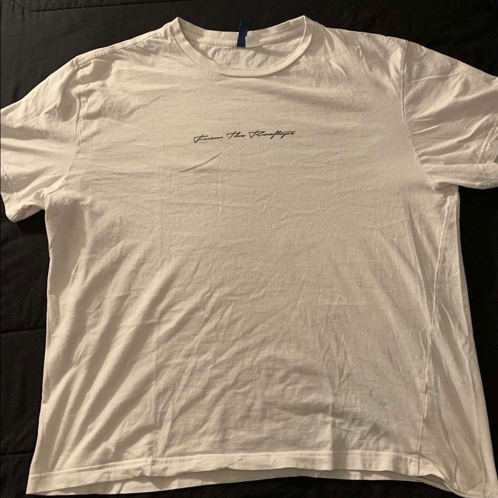 White H&M short sleeve tee